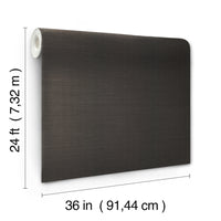 Maguey Black Sisal Wallpaper Wallpaper York   