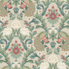 Plume Dynasty Wallpaper Wallpaper Ronald Redding Designs Double Roll Taupe/Multi 