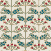 Tracery Blooms Wallpaper Wallpaper Ronald Redding Designs Double Roll Cream/Multi 
