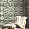 Tracery Blooms Wallpaper Wallpaper Ronald Redding Designs   