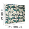 Tracery Blooms Wallpaper Wallpaper Ronald Redding Designs   