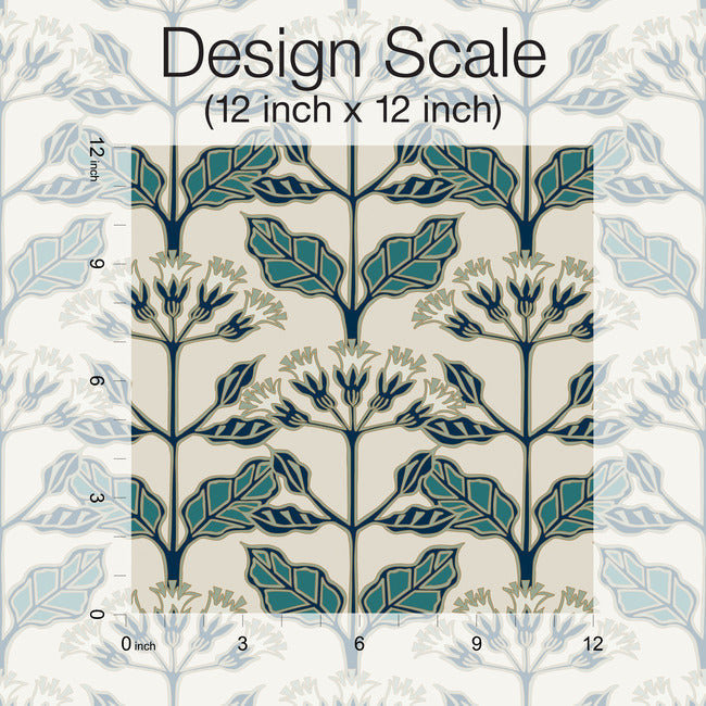 Tracery Blooms Wallpaper Wallpaper Ronald Redding Designs   