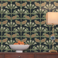 Tracery Blooms Wallpaper Wallpaper Ronald Redding Designs   