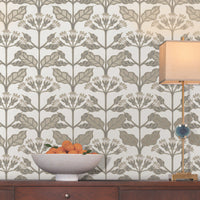 Tracery Blooms Wallpaper Wallpaper Ronald Redding Designs   