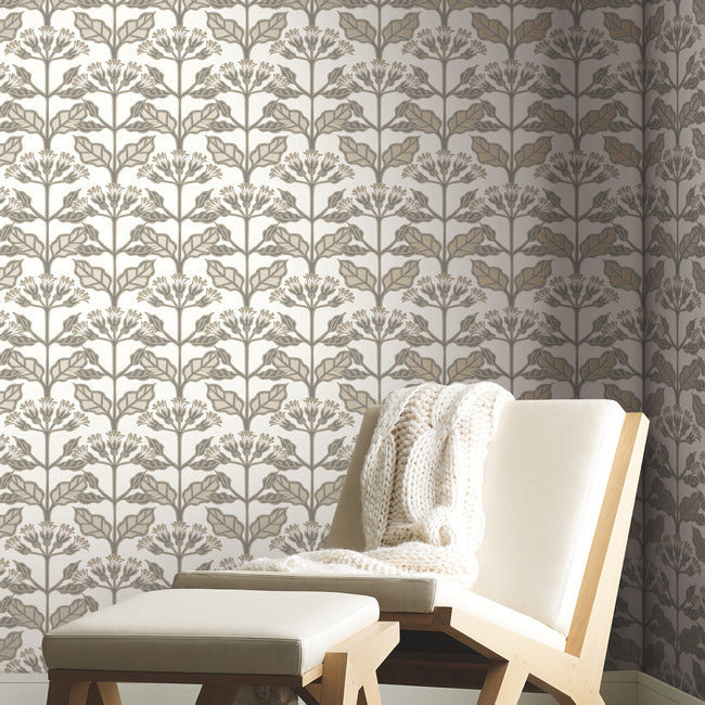 Tracery Blooms Wallpaper Wallpaper Ronald Redding Designs   