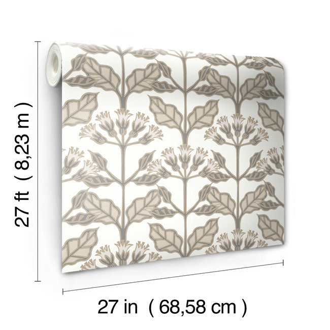 Tracery Blooms Wallpaper Wallpaper Ronald Redding Designs   