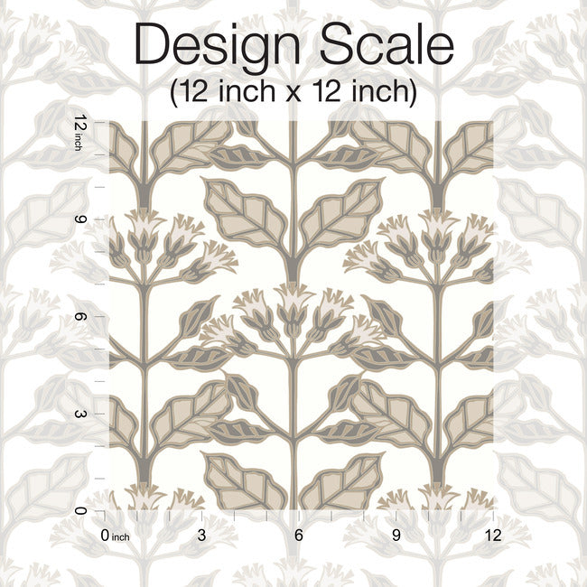 Tracery Blooms Wallpaper Wallpaper Ronald Redding Designs   