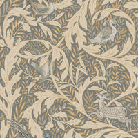 Woodland Tapestry Wallpaper Wallpaper Ronald Redding Designs Double Roll Neutral 