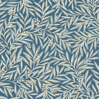 Rowan Wallpaper Wallpaper Ronald Redding Designs Double Roll Dusty Blue 