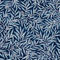 Rowan Wallpaper Wallpaper Ronald Redding Designs Double Roll Navy 