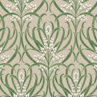 Calluna Wallpaper Wallpaper Ronald Redding Designs Double Roll Linen/White 