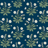 Meadow Flowers Wallpaper Wallpaper Ronald Redding Designs Double Roll Navy/White 