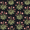 Meadow Flowers Wallpaper Wallpaper Ronald Redding Designs Double Roll Black/Rose 