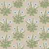 Meadow Flowers Wallpaper Wallpaper Ronald Redding Designs Double Roll Linen/Blue 