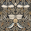 Butterfly Garden Wallpaper Wallpaper Ronald Redding Designs Double Roll Black 