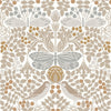 Butterfly Garden Wallpaper Wallpaper Ronald Redding Designs Double Roll White 