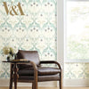 Pinecone Ribbon Wallpaper Wallpaper Ronald Redding Designs   