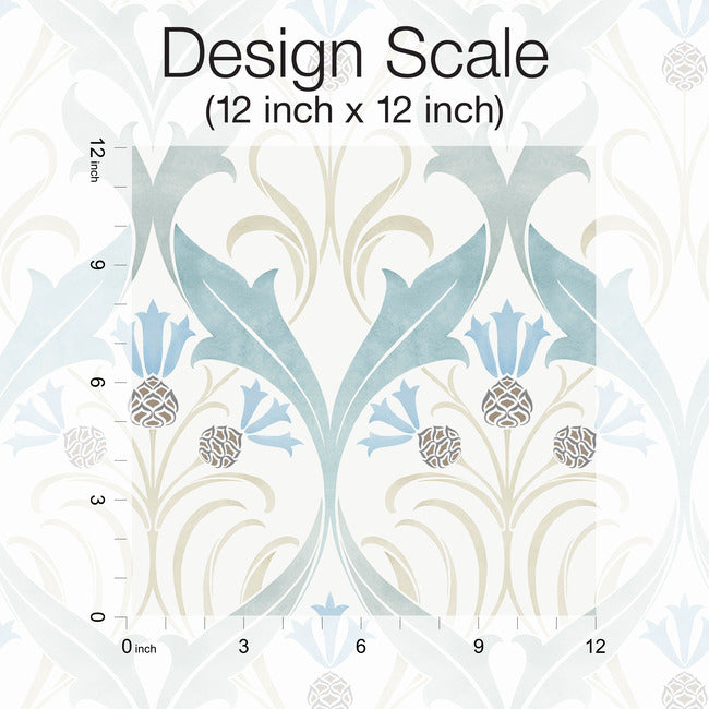 Pinecone Ribbon Wallpaper Wallpaper Ronald Redding Designs   