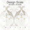 Pinecone Ribbon Wallpaper Wallpaper Ronald Redding Designs   