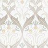 Pinecone Ribbon Wallpaper Wallpaper Ronald Redding Designs Double Roll Neutral 