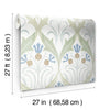 Pinecone Ribbon Wallpaper Wallpaper Ronald Redding Designs   