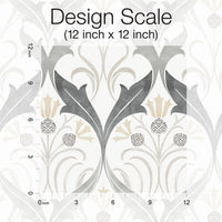 Pinecone Ribbon Wallpaper Wallpaper Ronald Redding Designs   