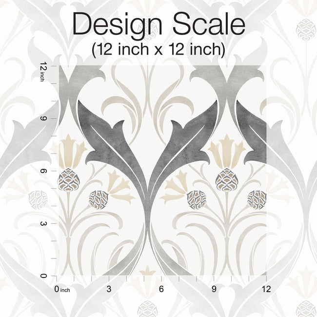 Pinecone Ribbon Wallpaper Wallpaper Ronald Redding Designs   