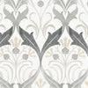 Pinecone Ribbon Wallpaper Wallpaper Ronald Redding Designs Double Roll Charcoal 