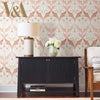 Pinecone Ribbon Wallpaper Wallpaper Ronald Redding Designs   