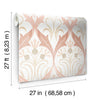 Pinecone Ribbon Wallpaper Wallpaper Ronald Redding Designs   