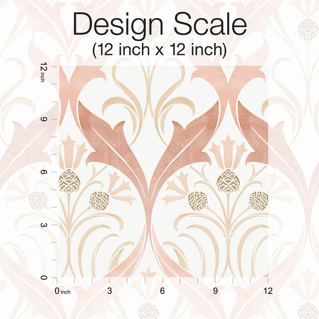 Pinecone Ribbon Wallpaper Wallpaper Ronald Redding Designs   