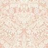 Lockwood Damask Wallpaper Wallpaper Ronald Redding Designs Double Roll Blush 