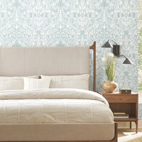 Lockwood Damask Wallpaper Wallpaper Ronald Redding Designs   