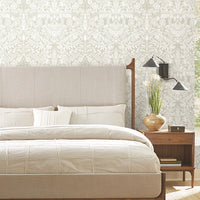 Lockwood Damask Wallpaper Wallpaper Ronald Redding Designs   