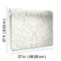 Lockwood Damask Wallpaper Wallpaper Ronald Redding Designs   
