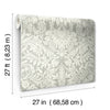 Lockwood Damask Wallpaper Wallpaper Ronald Redding Designs   