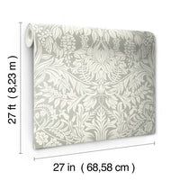 Lockwood Damask Wallpaper Wallpaper Ronald Redding Designs   