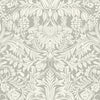 Lockwood Damask Wallpaper Wallpaper Ronald Redding Designs Double Roll Grey 