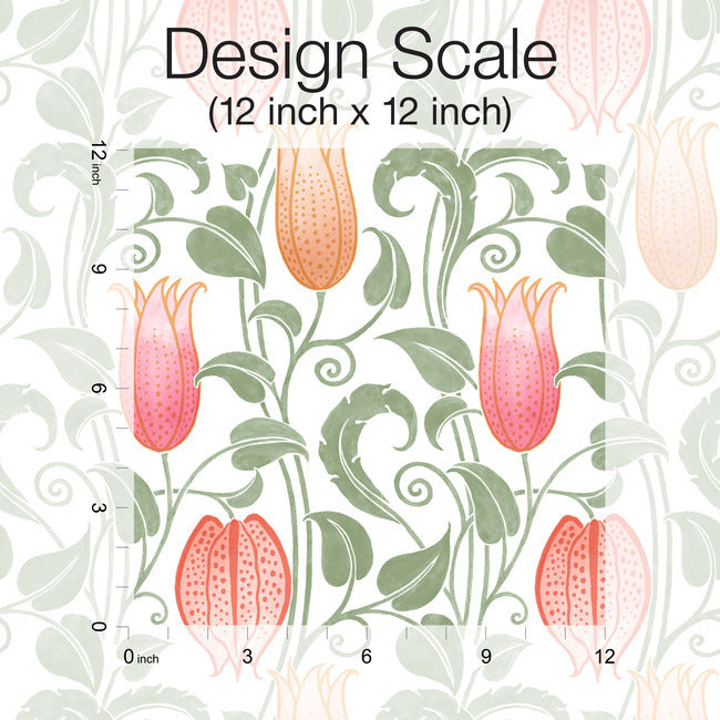 Canterbury Bells Wallpaper Wallpaper Ronald Redding Designs   