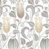 Canterbury Bells Wallpaper Wallpaper Ronald Redding Designs Double Roll Neutrals 