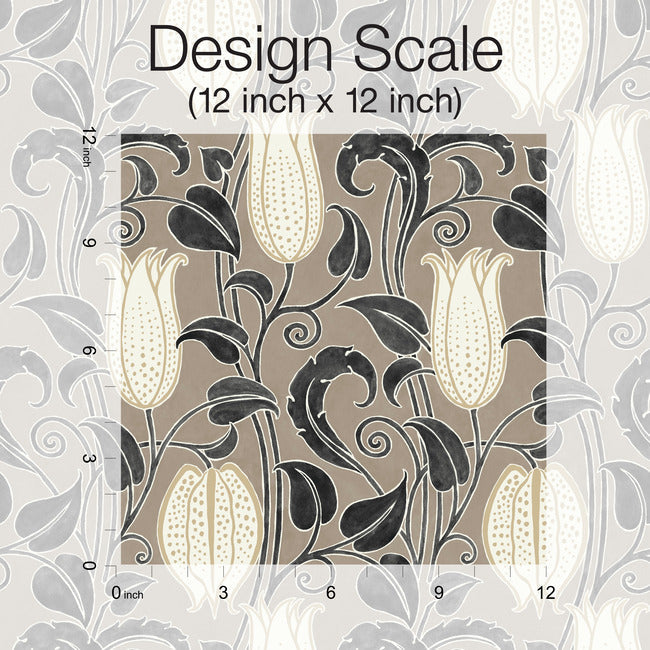 Canterbury Bells Wallpaper Wallpaper Ronald Redding Designs   