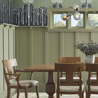 Oakwood Grove Wallpaper Border Wallpaper Border Ronald Redding Designs   
