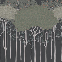 Oakwood Grove Wallpaper Border Wallpaper Border Ronald Redding Designs Yard Black 