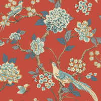 Fanciful Wallpaper Wallpaper York Double Roll Orange 