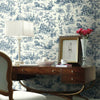 Seasons Toile Wallpaper Wallpaper Ashford House   
