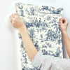 Seasons Toile Wallpaper Wallpaper Ashford House   