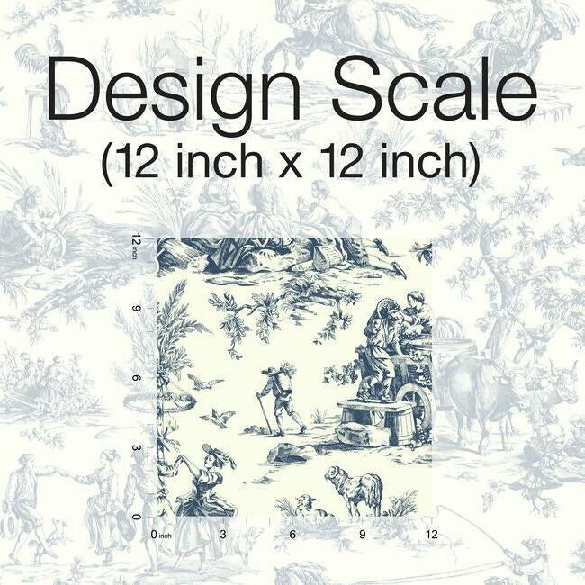 Seasons Toile Wallpaper Wallpaper Ashford House   