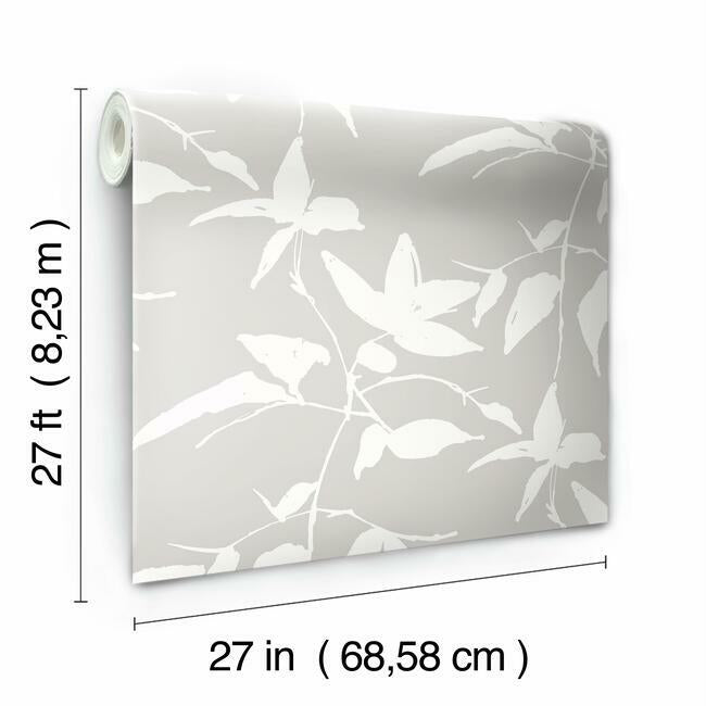 Persimmon Leaf Wallpaper Wallpaper Ronald Redding Designs   