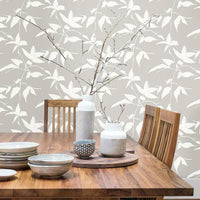 Persimmon Leaf Wallpaper Wallpaper Ronald Redding Designs   