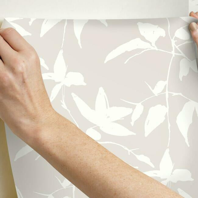 Persimmon Leaf Wallpaper Wallpaper Ronald Redding Designs   